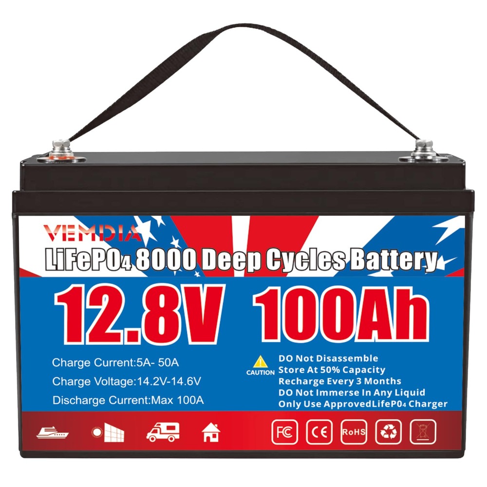 Motorcycle Gear Cycle - Baterai LiFePO4 12.8V 100Ah dengan BMS
