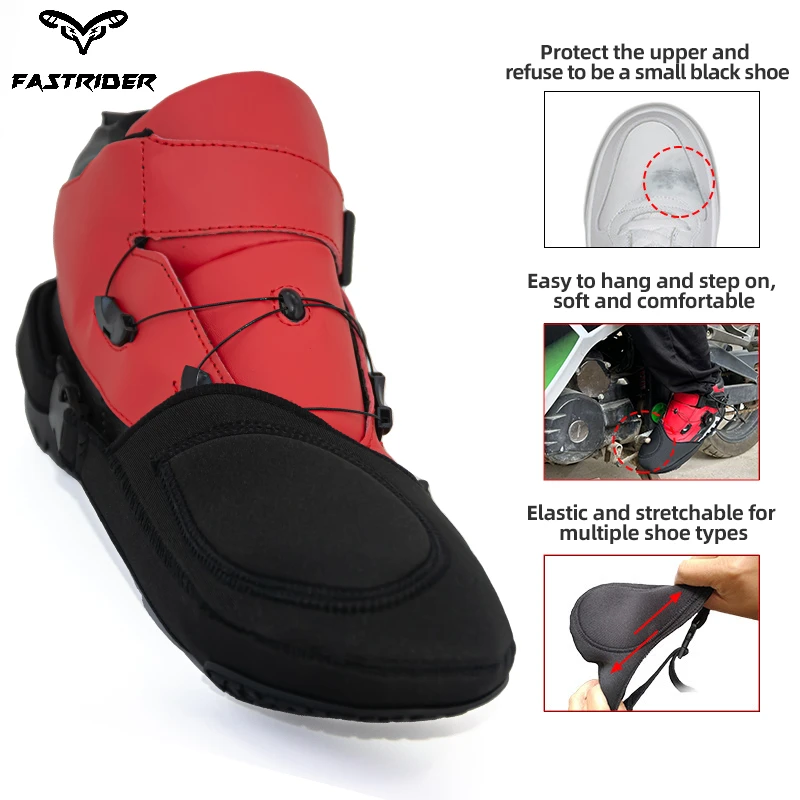 Motorcycle Gear Boots - Penutup Sepatu Persneling Sepeda Motor Bantalan
