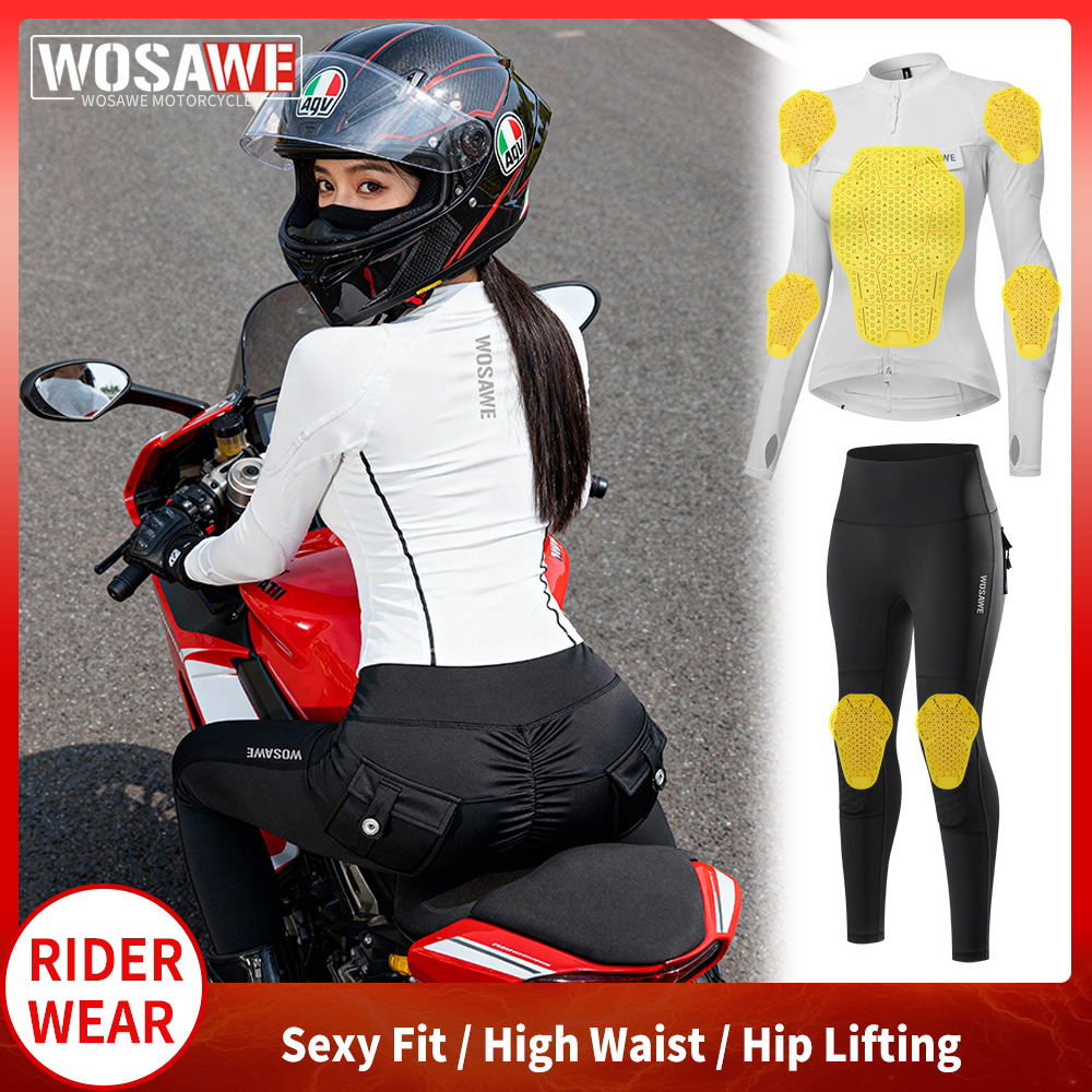 Motorcycle Gear Full Set - WOSAWE Setelan Jaket dan Celana Motor