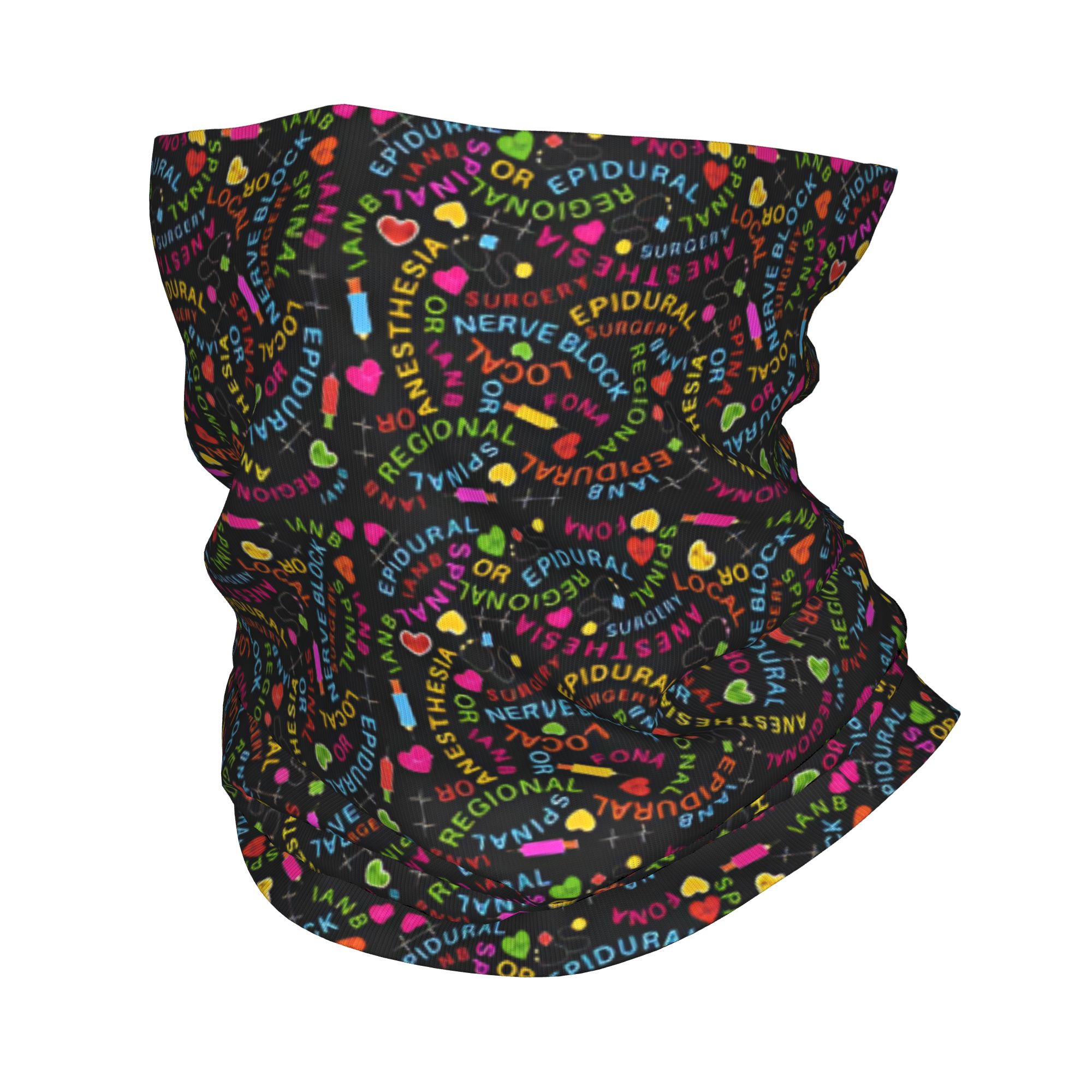 Neck Warmer Balaclava - Anestesi Anestesiologi Bandana Medis Pelindung Leher