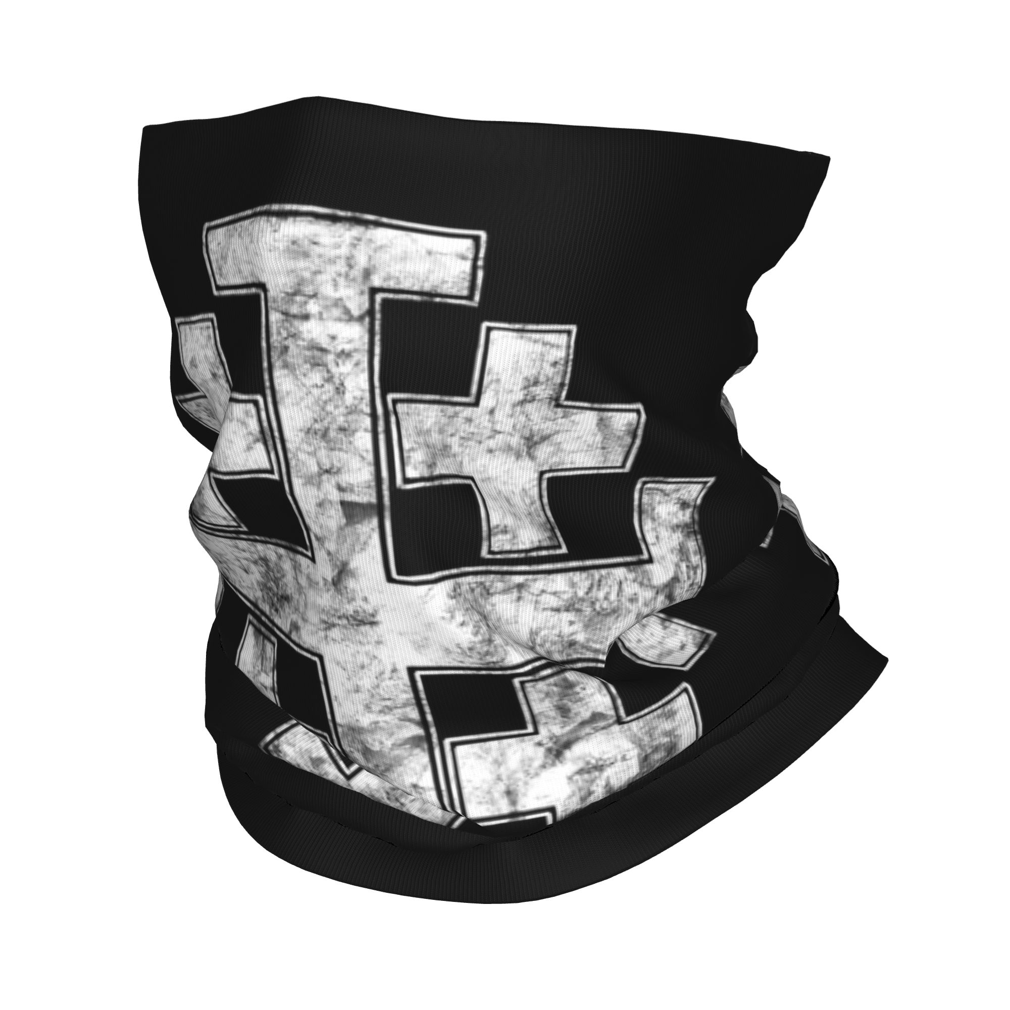 Neck Warmer Balaclava - Knight Jerusalem Cross Christian Bandana Penutup