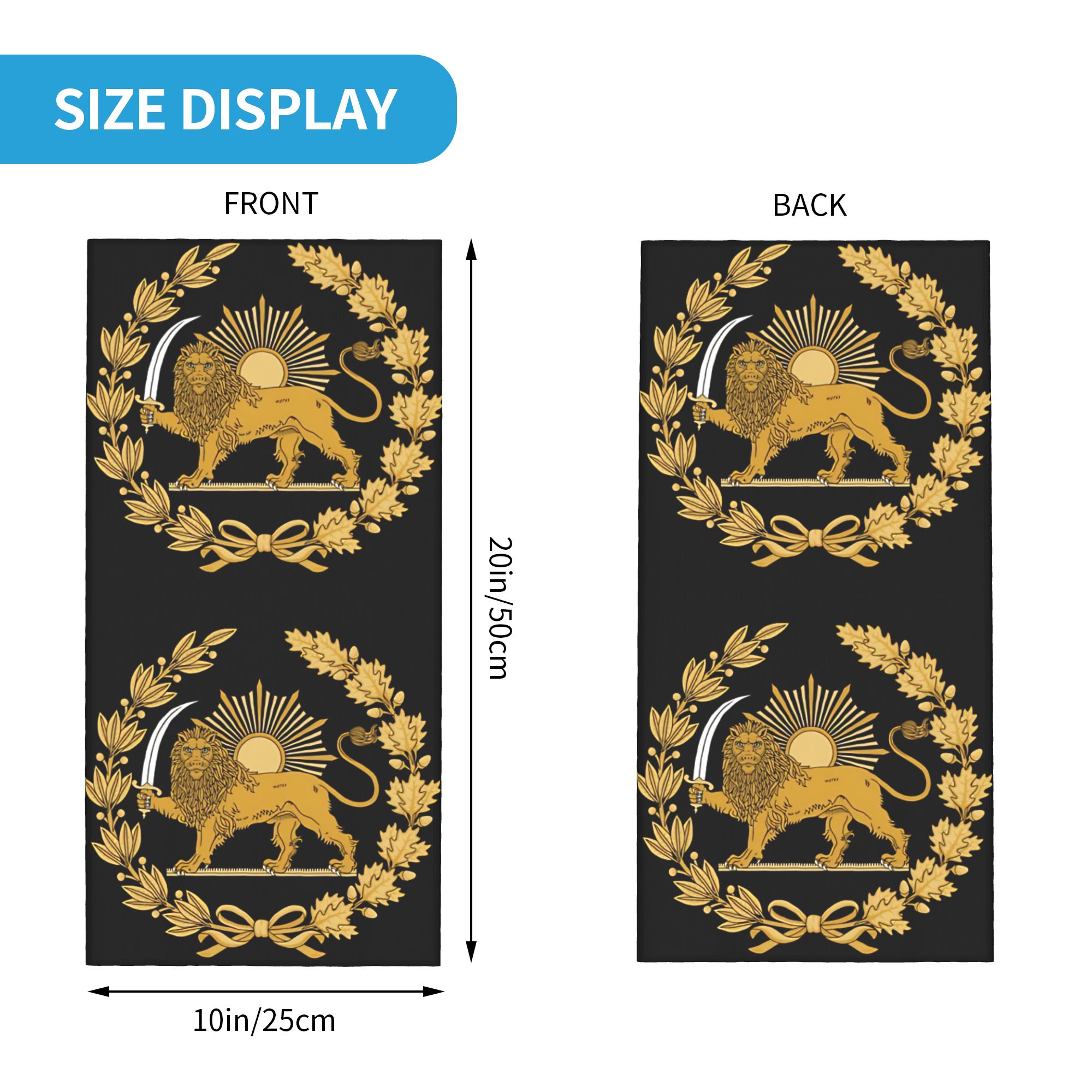 Bandana Lambang Singa dan Mata - Neck Warmer Balaclava ulasan dan harga