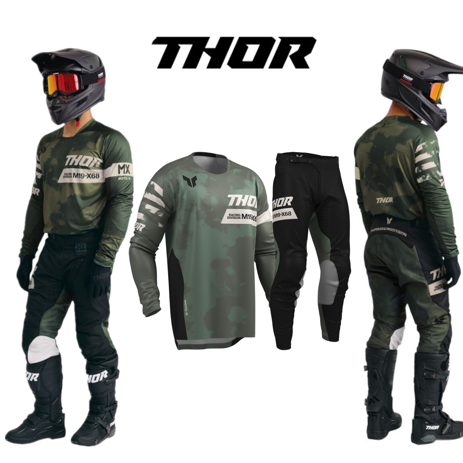 Set Perlengkapan Motocross Ata - Motorcycle Gear For Sale ulasan dan harga