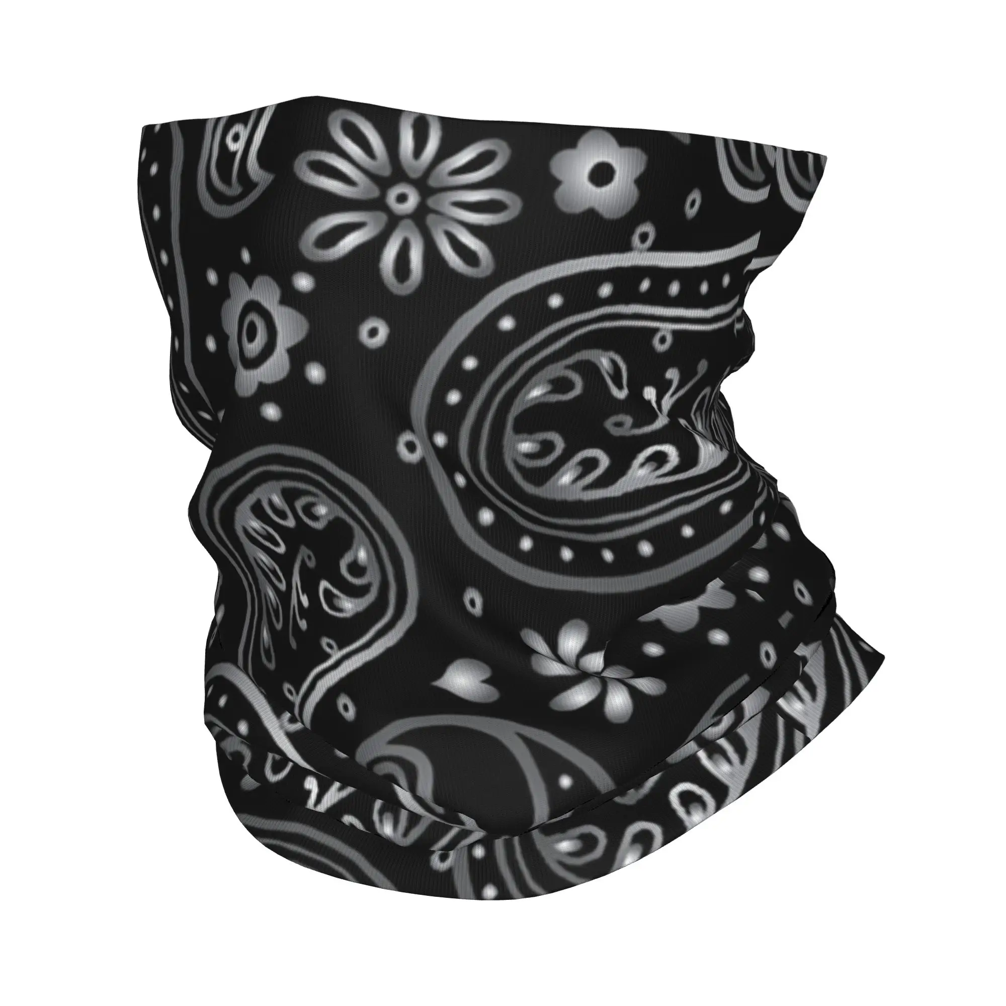 Bandana Leher Motif Paisley Pe - Neck Warmer Balaclava ulasan dan harga