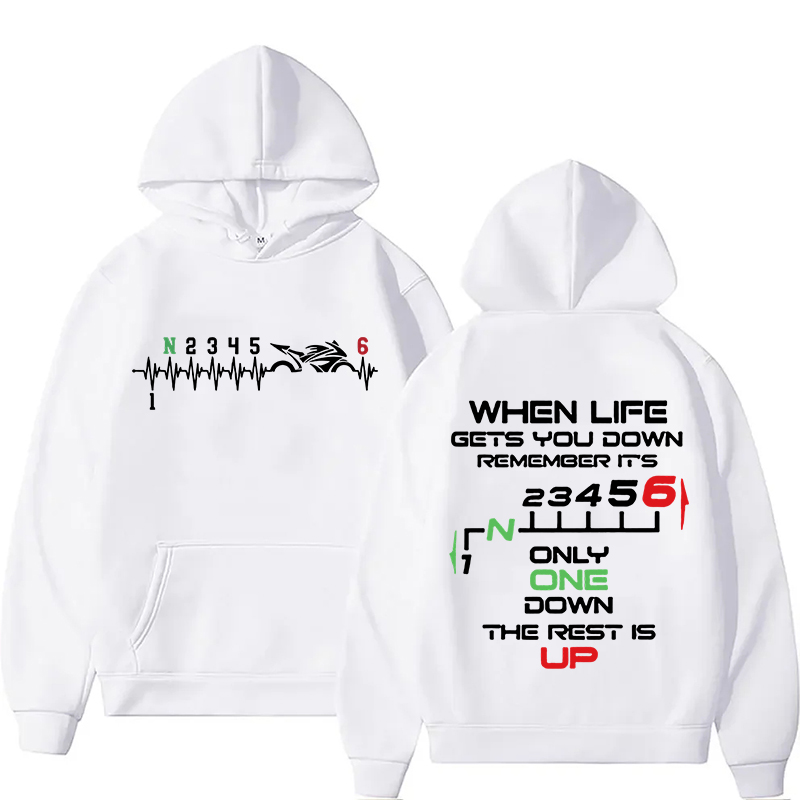 Hoodie Detak Jantung Pengendar - Motorcycle Gear Full Set ulasan dan harga