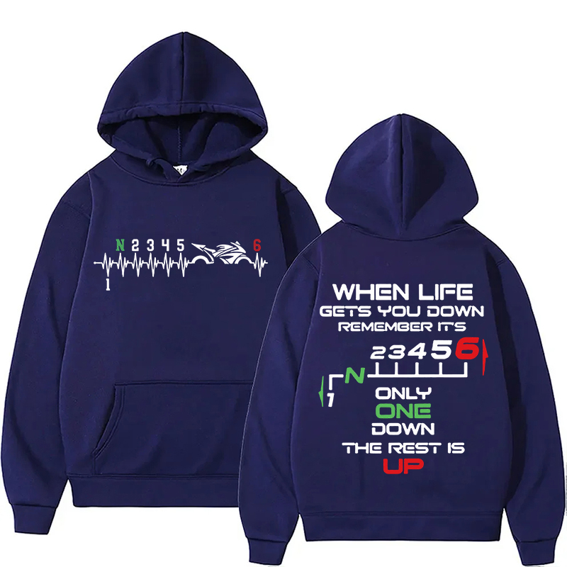 Hoodie Detak Jantung Pengendar - Motorcycle Gear Full Set ulasan dan harga