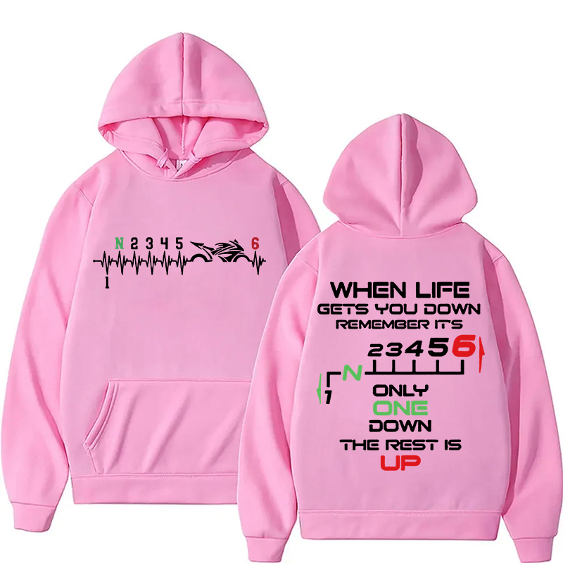 Hoodie Detak Jantung Pengendar - Motorcycle Gear Full Set ulasan dan harga